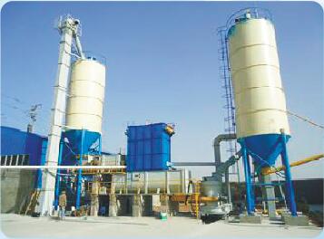 Calcium hydroxide storage tanks